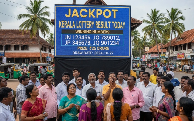 jackpot kerala lottery result today at Super99 Featured image